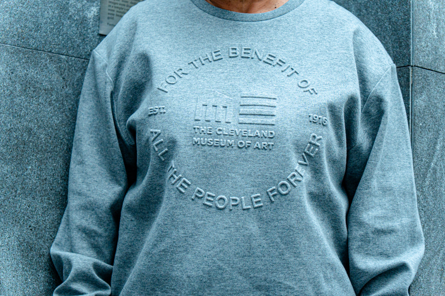 CMA "For the Benefit" Embossed Sweatshirt