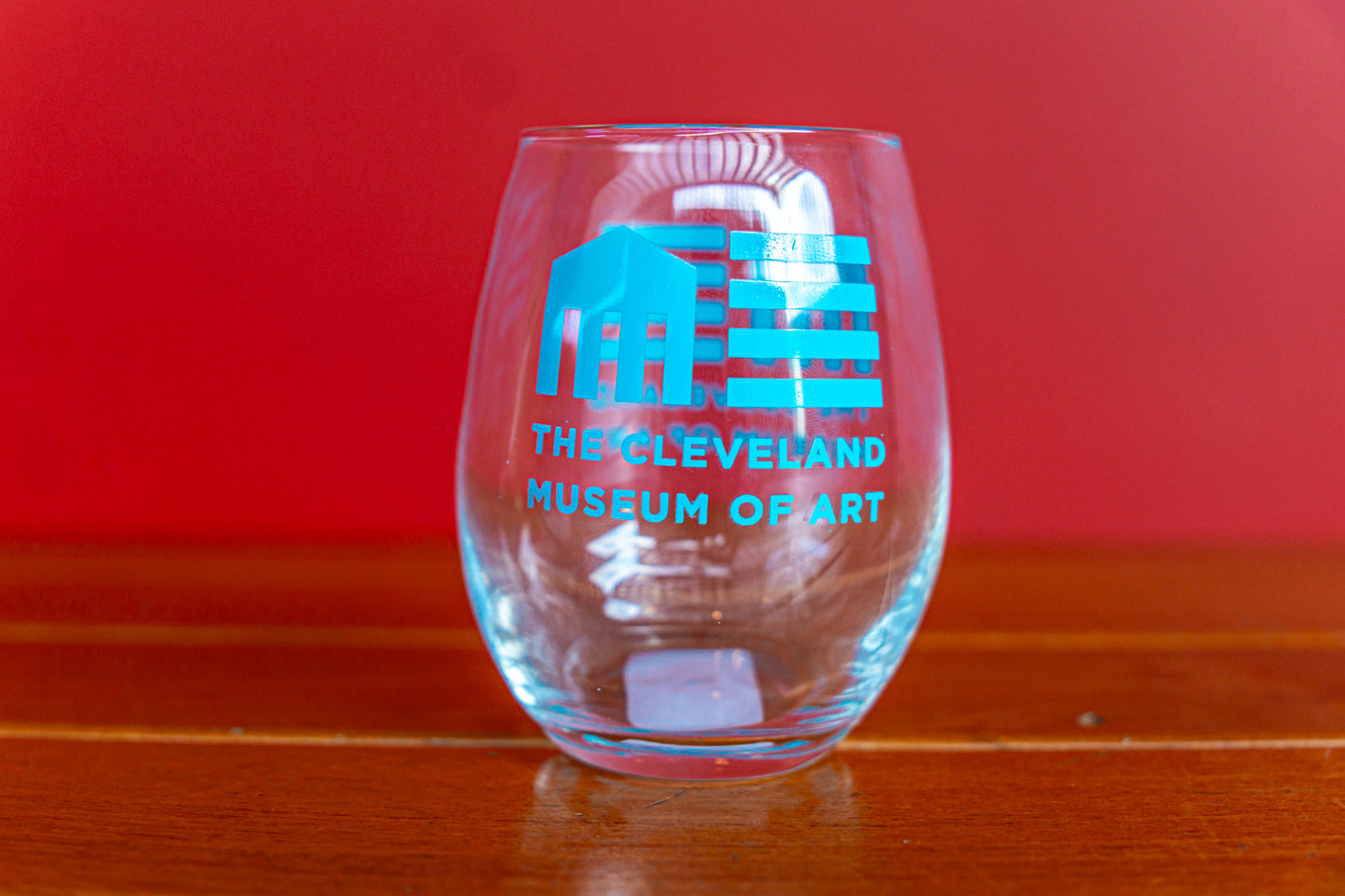 CMA Stemless Wine Glass Teal- 15oz