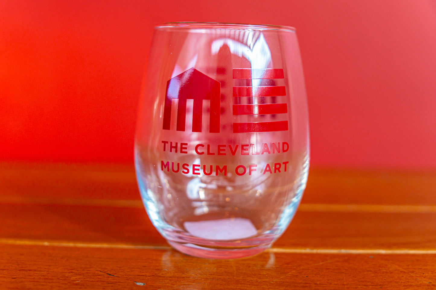 CMA Stemless Wine Glass Red - 15oz
