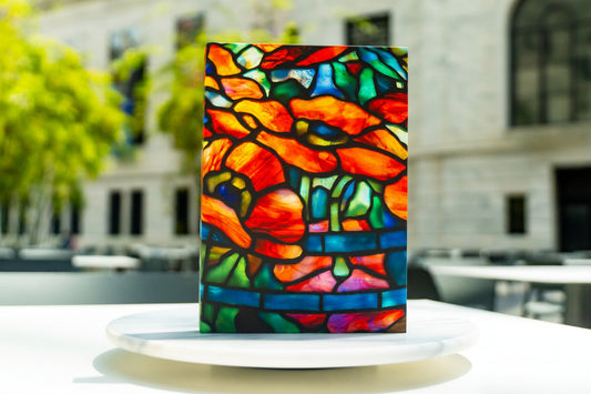 Oriental Poppy Table Lamp Tiffany Studios Journal