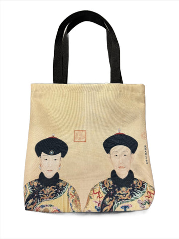 Qianlong Emperor and Xiaoxian Empress tote bag
