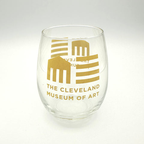 CMA Stemless Wine Glass Gold- 15oz
