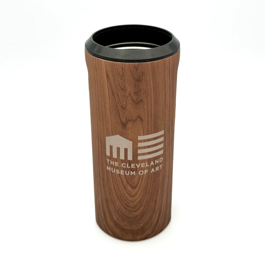 CMA Walnut Wood Slim Can Cooler