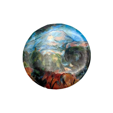 Mount Sainte-Victoire Button Pin 1.5