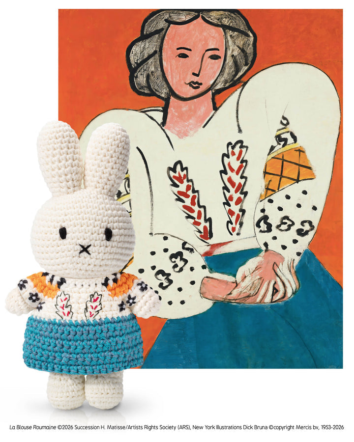 Miffy in Matisse Inspired La Blouse Roumaine Dress
