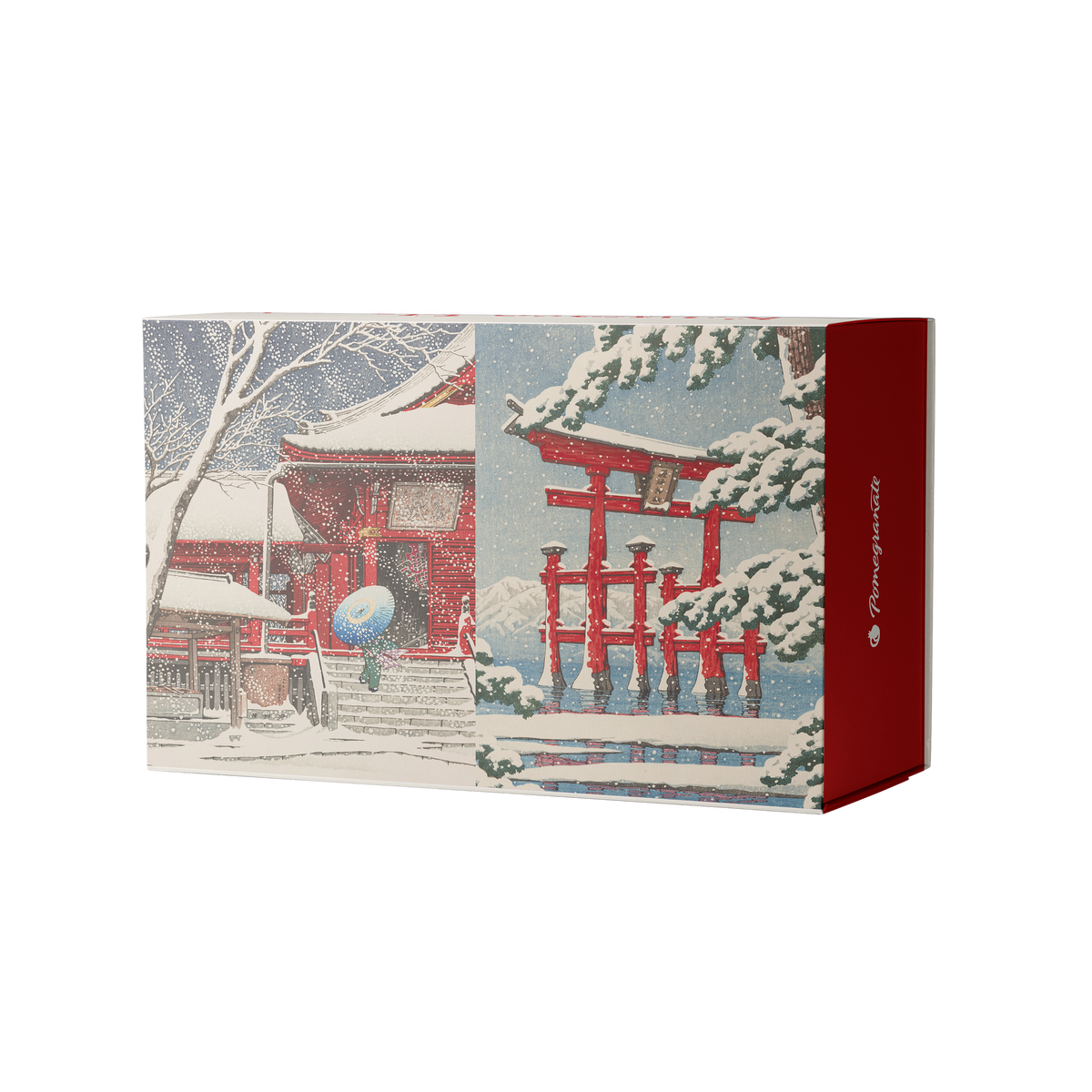 Kawase Hasui: Snowfall 120-Piece Double-Sided Jigsaw Puzzle Set