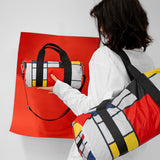 Mondrian Composition Recycled Mini Weekender