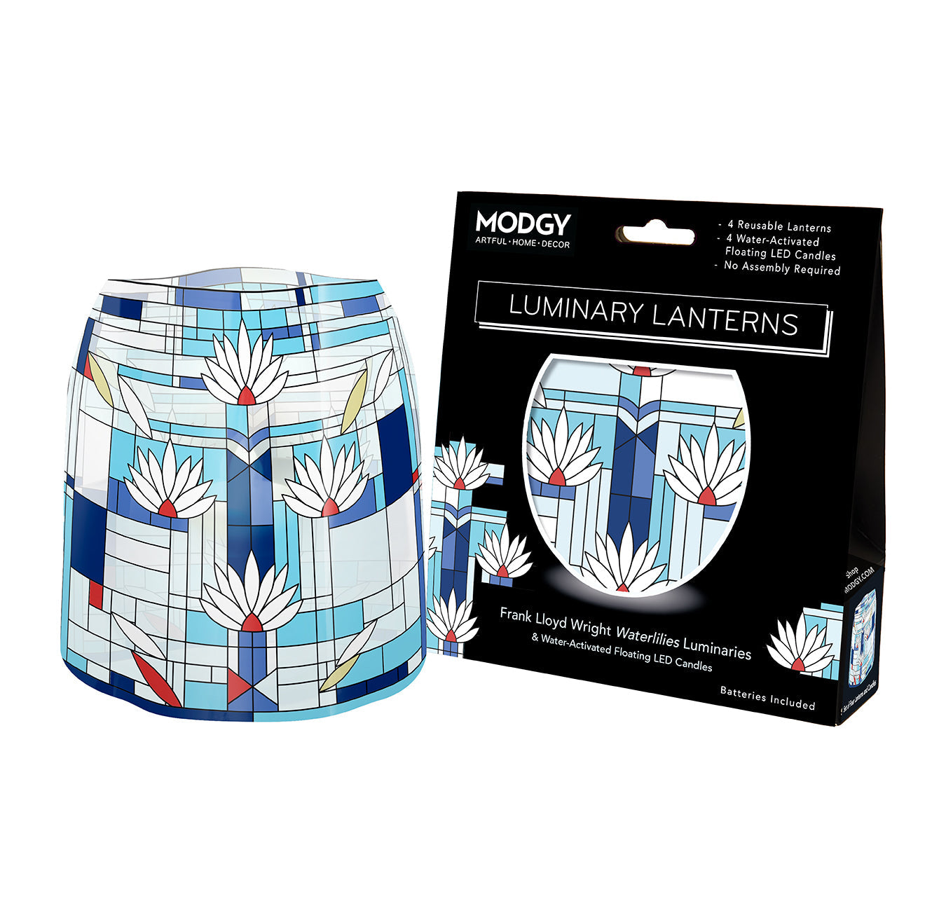 Frank Lloyd Wright Waterlilies Luminary