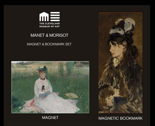 Manet and Morisot magnet and magnetic bookmark set from The Cleveland Museum of Art.