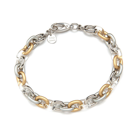 Mini Bike Chain Necklace | Platinum