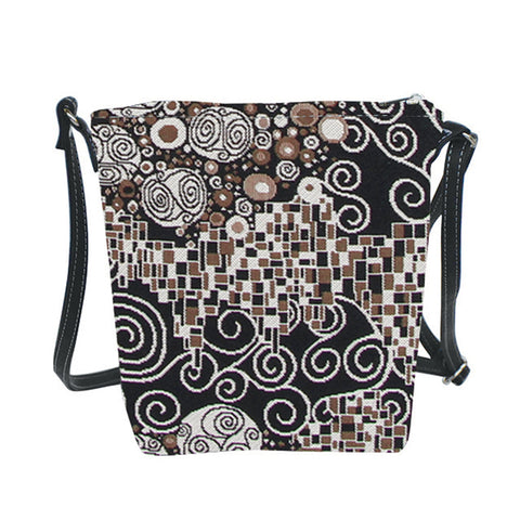 Gustav Klimt The Kiss Sling Bag | Black