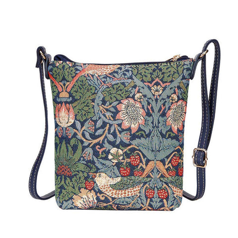 Strawberry Thief Blue Sling Bag