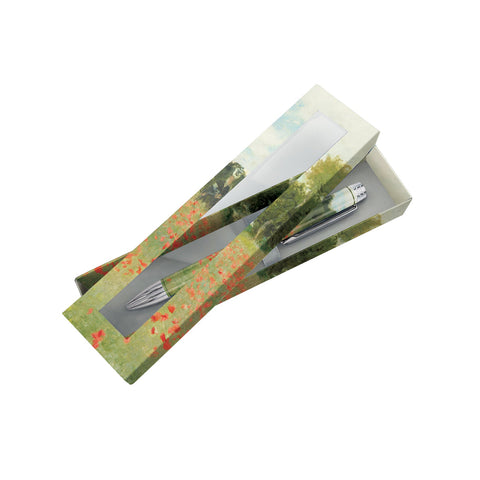 Ballpoint Pen in Gift Box - Monet Poppy Field