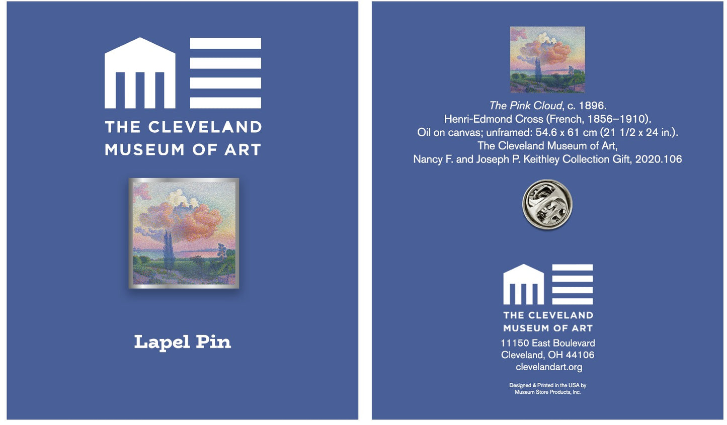 The Pink Cloud Lapel Pin