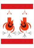 Charley Harper: Cool Cardinals Holiday Card Assortment