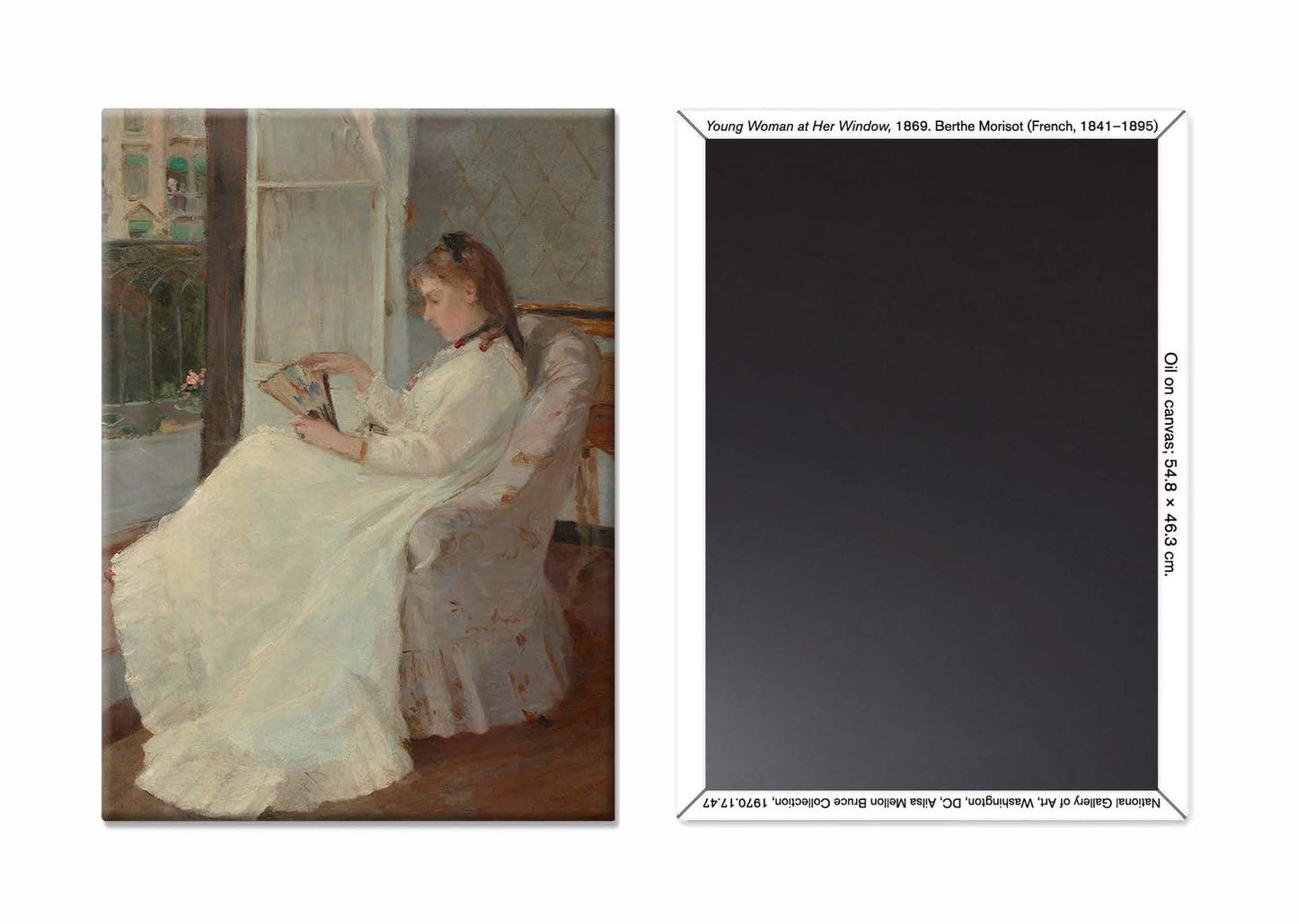 The Artist's Sister at a Window Magnet