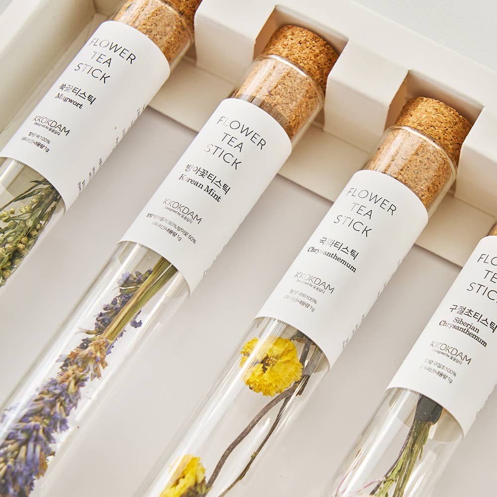 Combination Flower Tea stick Gift Set (1 set = 5 sticks)