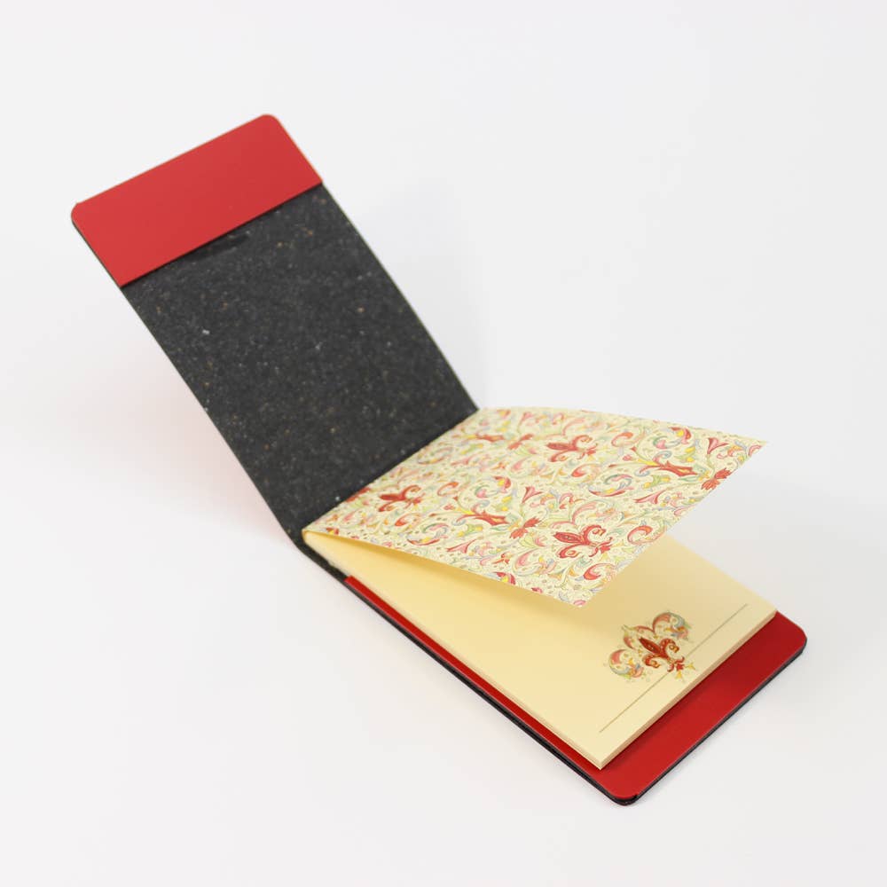 Florentine B7 Memo pad in Leather Cover, Italian Stationery