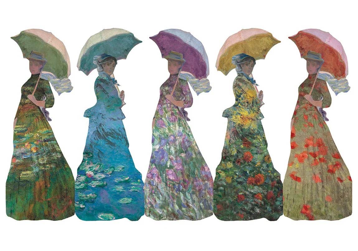 Bookmarks Monet "Woman with a Parasol" by Mon Petit Art