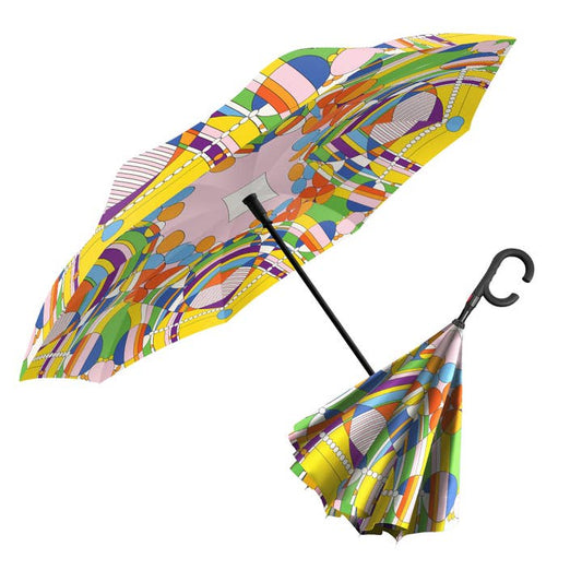 Frank Lloyd Wright March Balloons Reverse Inverted Umbrella
