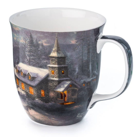 Thomas Kinkade 'Sunday Evening Sleigh Ride' Java Mug