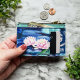 Water Lily Keychain Wallet