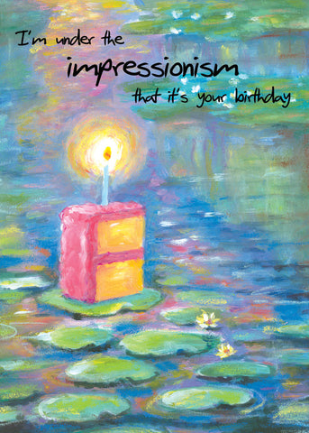 Under Impression Birthday Card