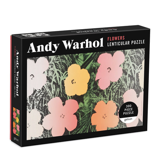 Andy Warhol Flowers Lenticular Puzzle 300 Piece