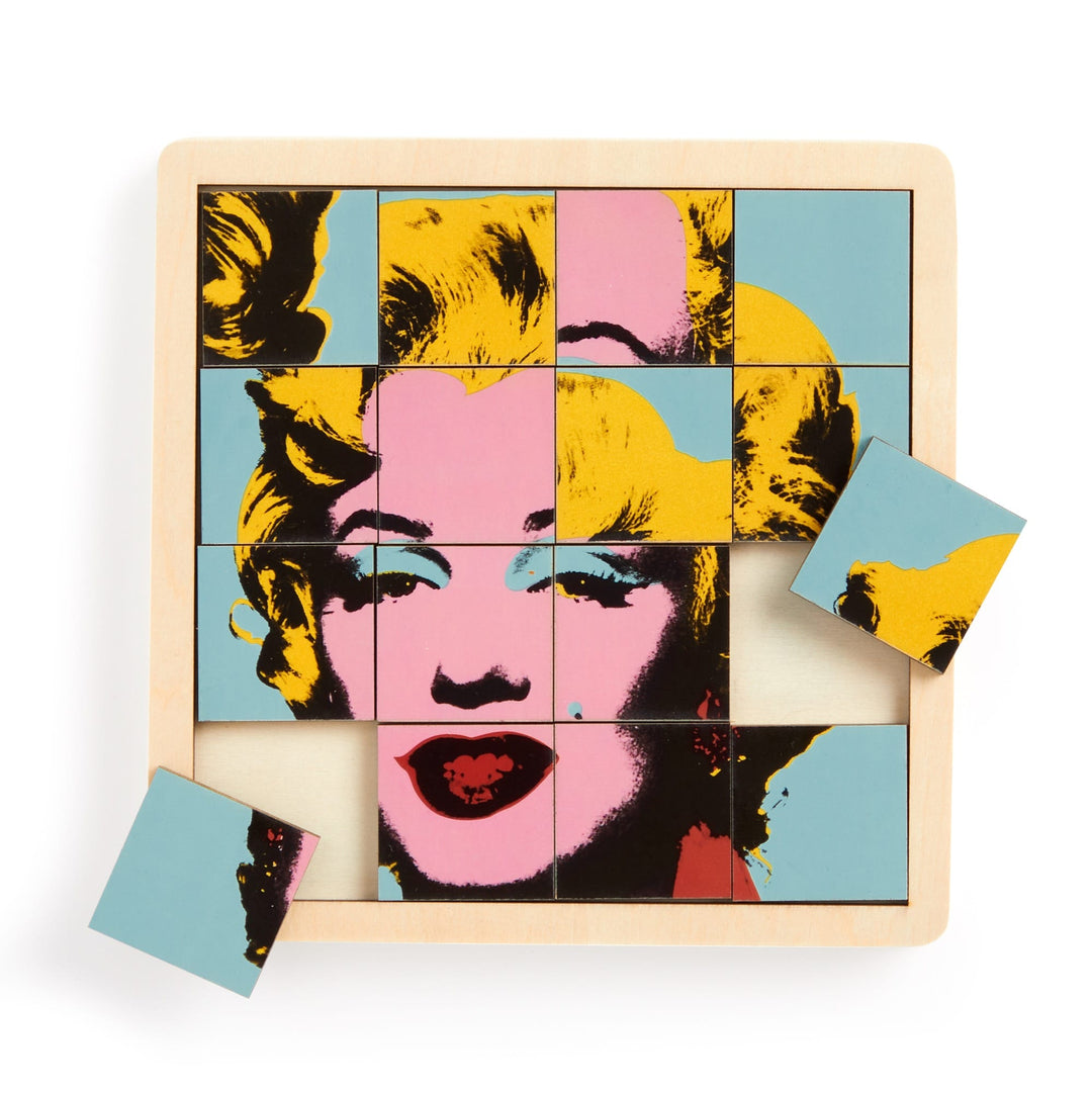 Andy Warhol Marilyn 2 in 1 wood puzzle