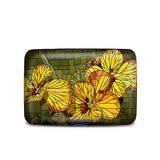 Art Glass Pansy - Armored Wallet