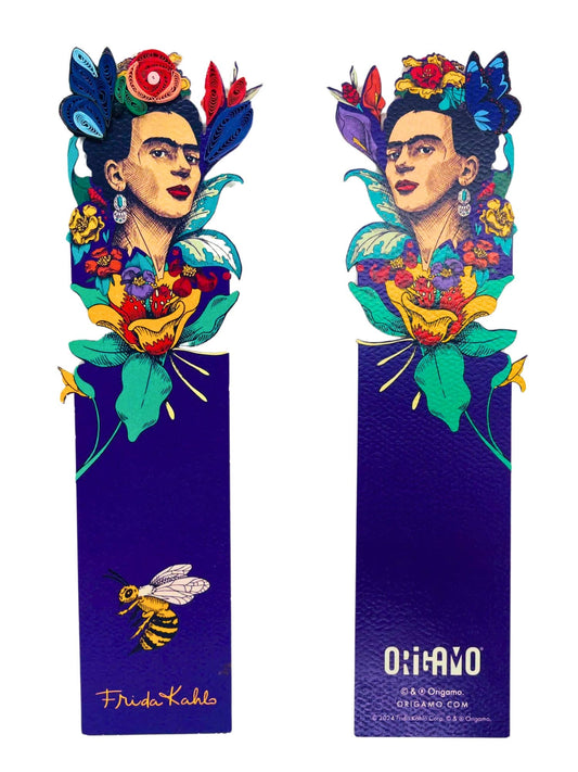 BOOKMARK KAHLO FLOWERS QUILLING ORIGAMO