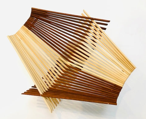 Folding Basket: 30 Pairs - 4 Square - Natural / Tea