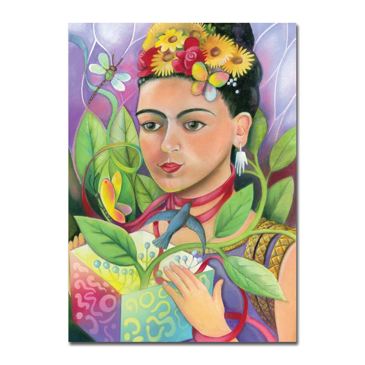 Best Things Are Frida Kahlo Birthday Card