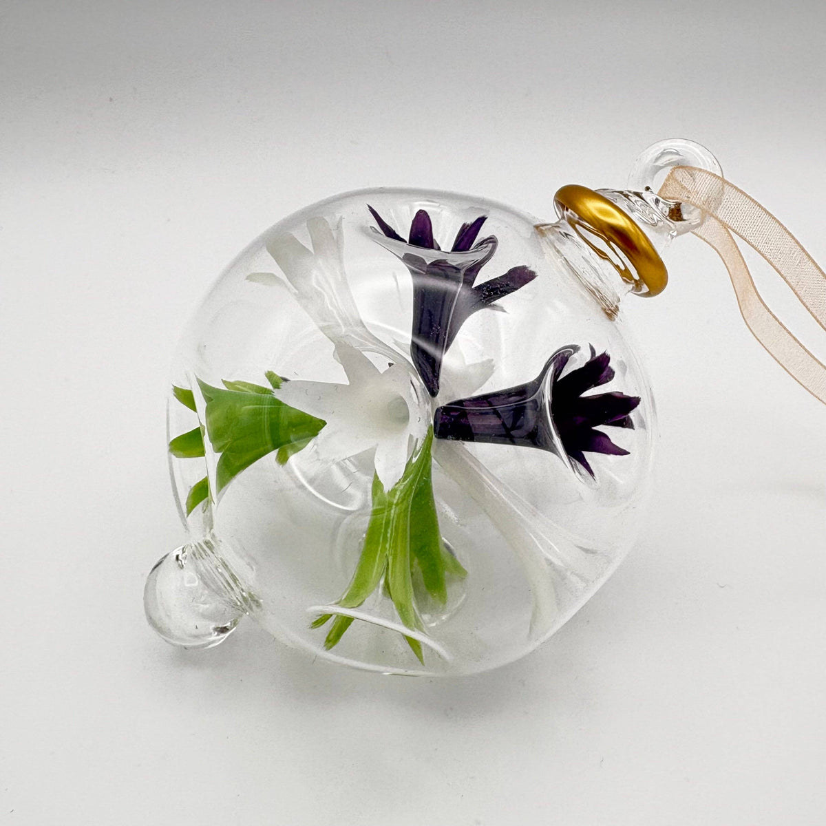 Blown Glass Ornament - Van Gogh Irises