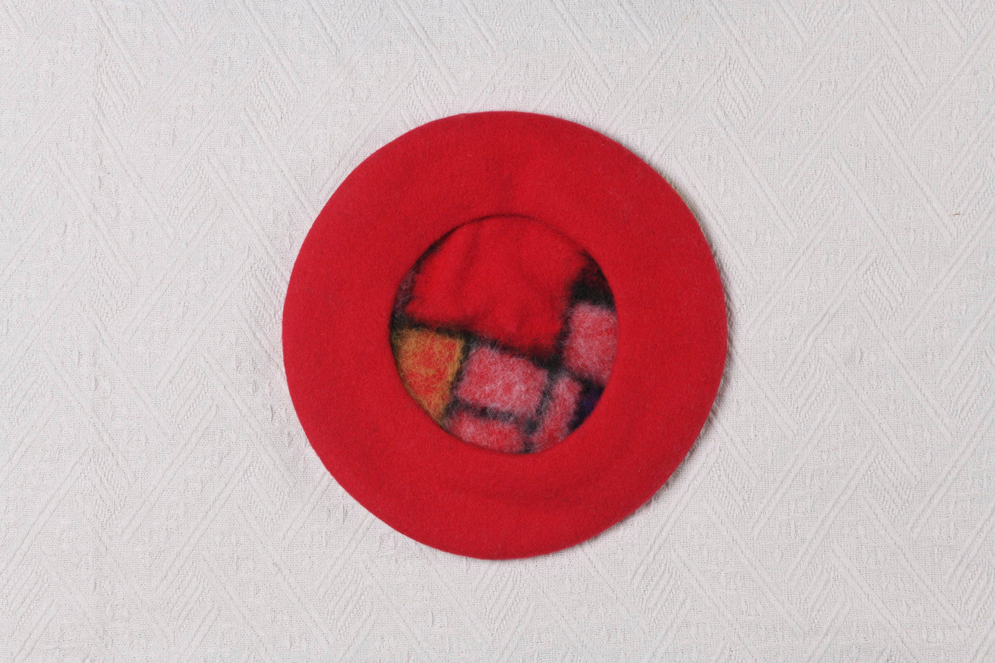 Piet Mondrian Trafalgar Square - Abstract Geometric Art Beret