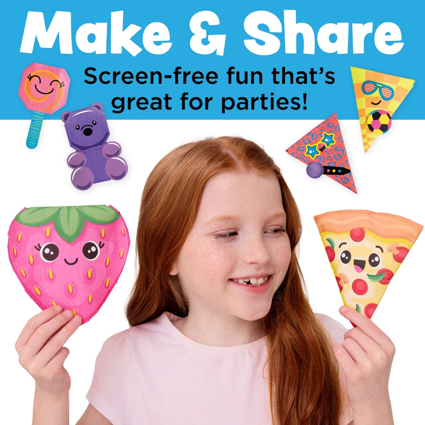 Origami Squishies - Stuffed Origami Paper Craft Kit For Kids
