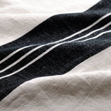 Cotton Woven Pillow Cover - Black