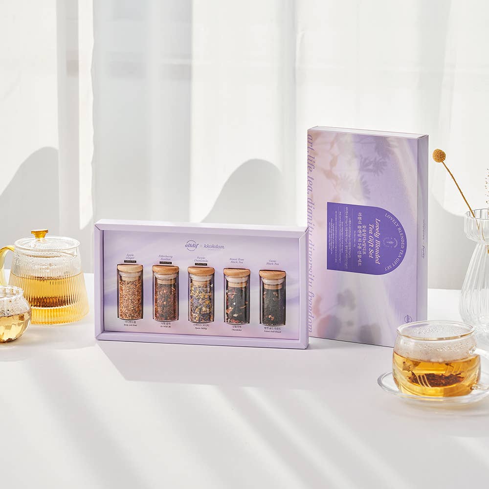 Lovely Blended Tea Gift Set (1 set = 5 jars)