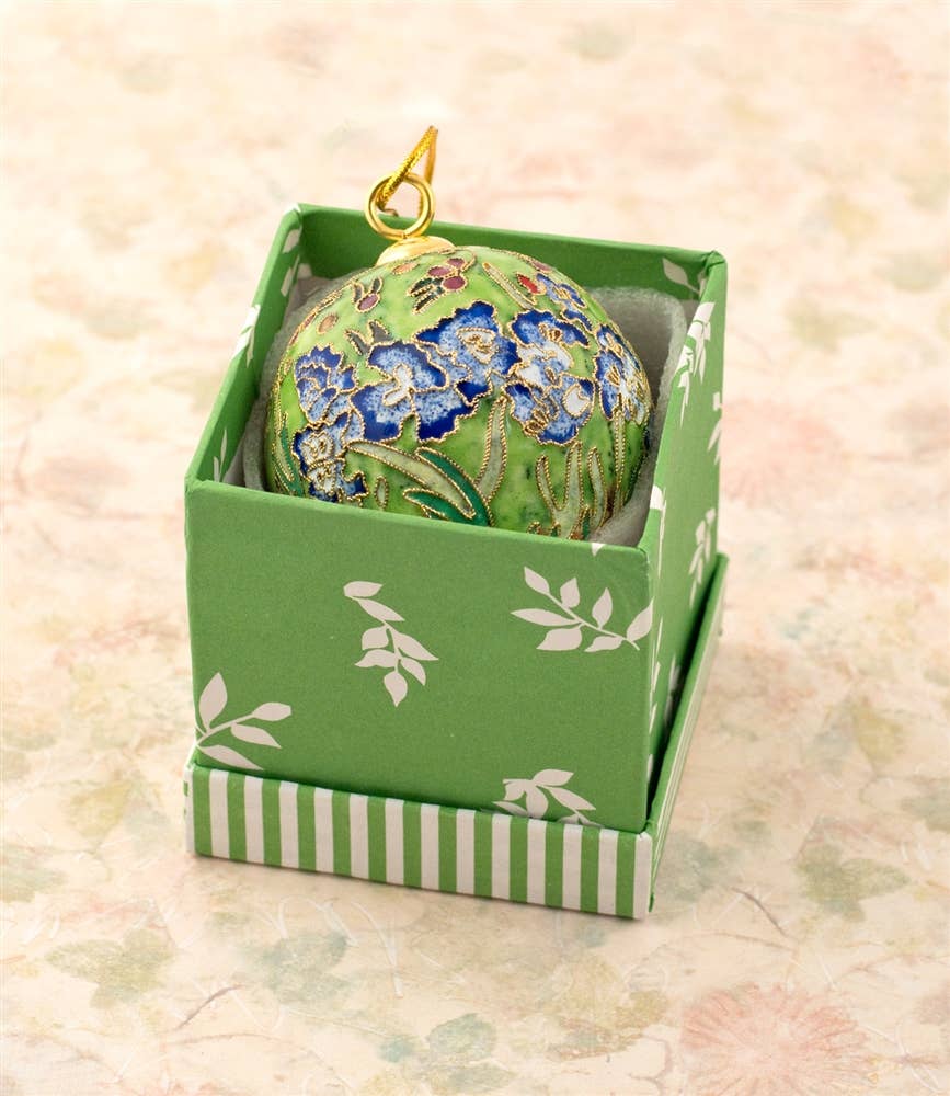 Van Gogh Cloisonne Irises Ball Ornament
