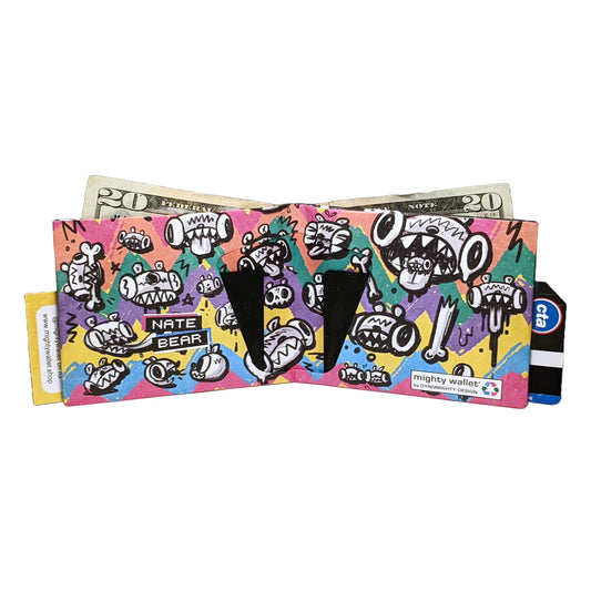 Bearbrains Mighty Wallet by Nate Bear - Artist Collective