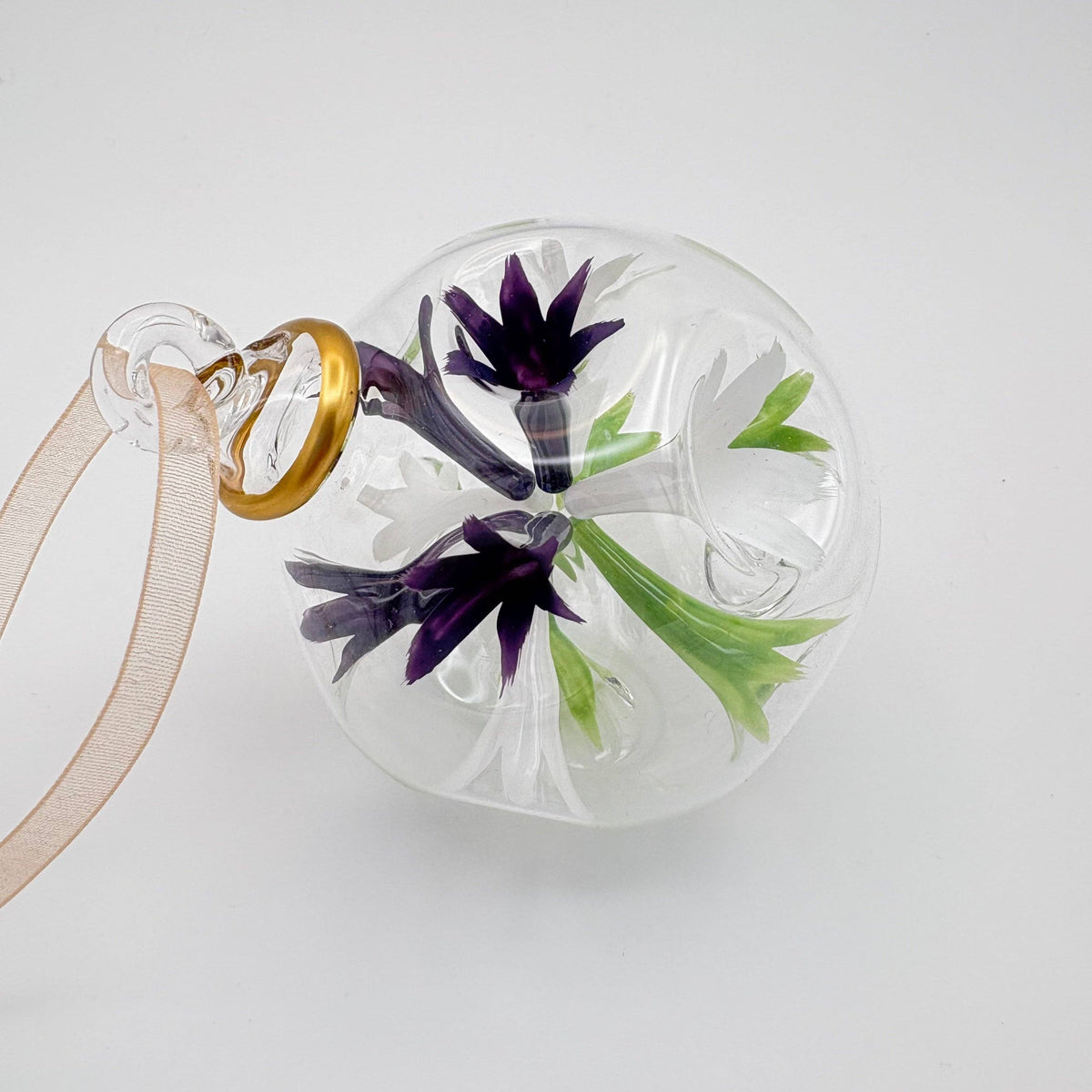 Blown Glass Ornament - Van Gogh Irises