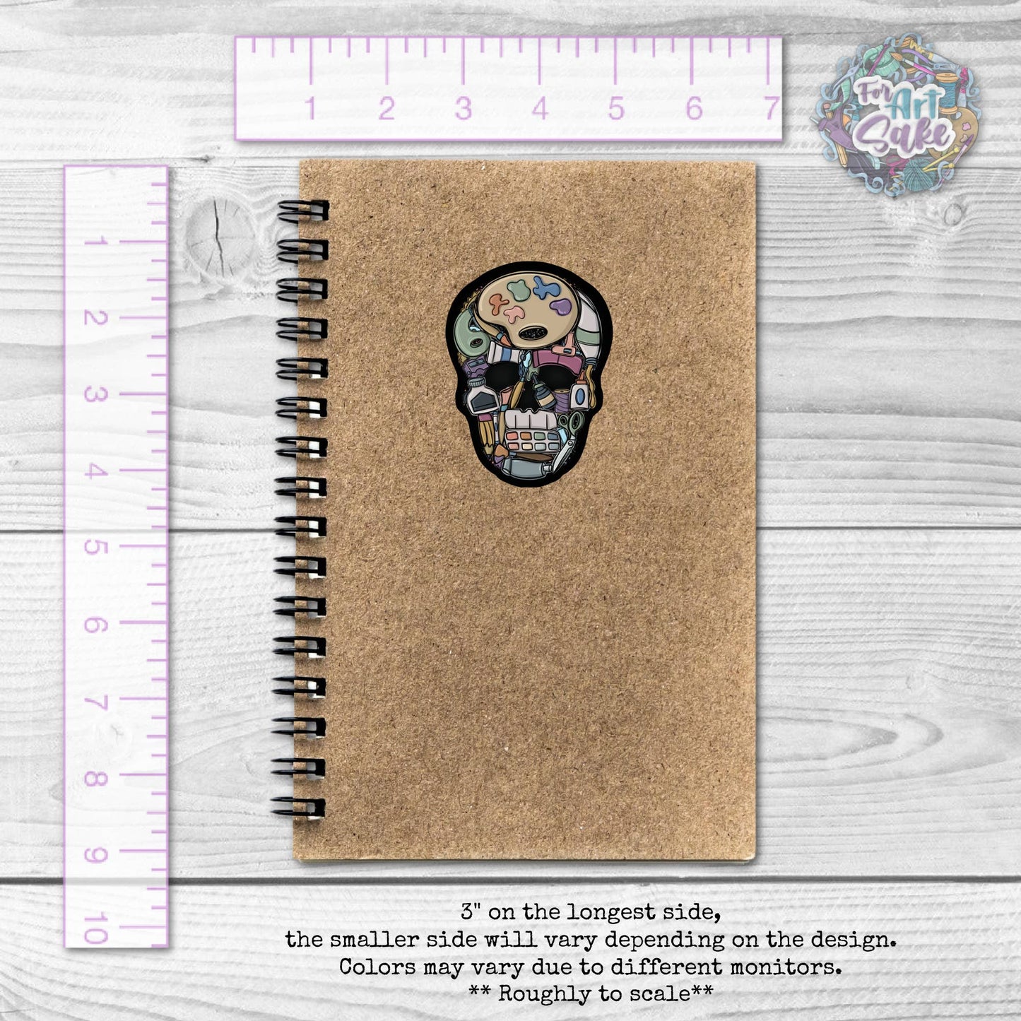 Skullist- Art Sticker