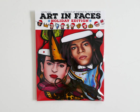 Garland/banner Iconic Artists, Holiday Christmas decoration
