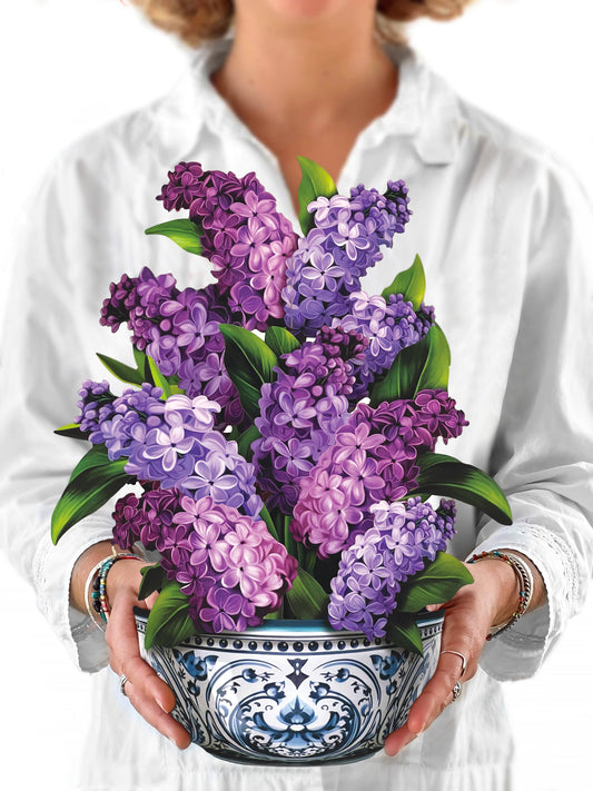 Garden Lilacs Pop-up Greeting Cards