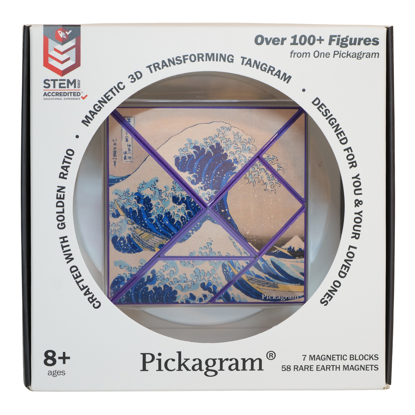 Art Pickagram Magnetic 3D Puzzle_The Great Wave at Kanagawa