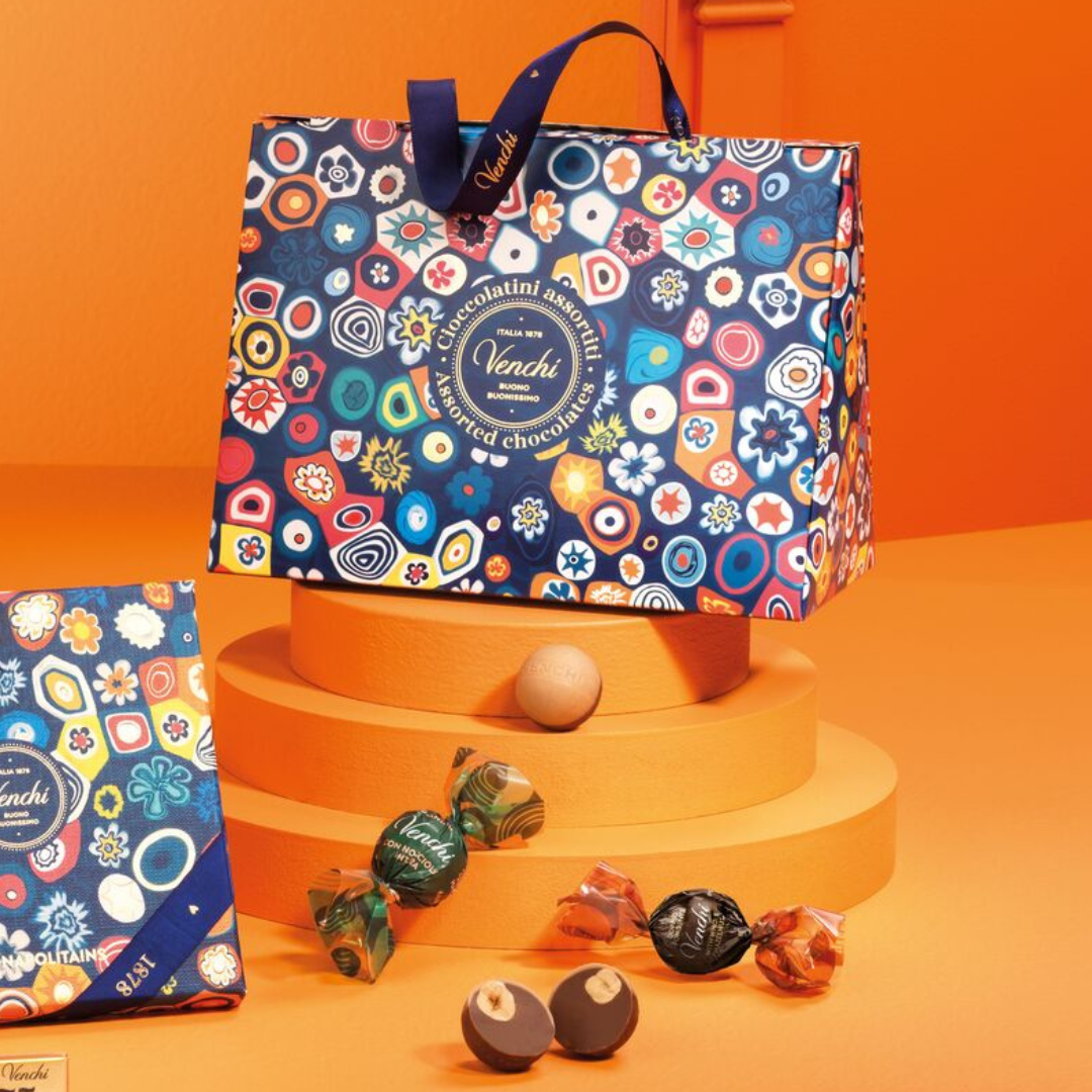 Murrine Gift Bag - Gourmet Italian Mixed Chocolate Pearls