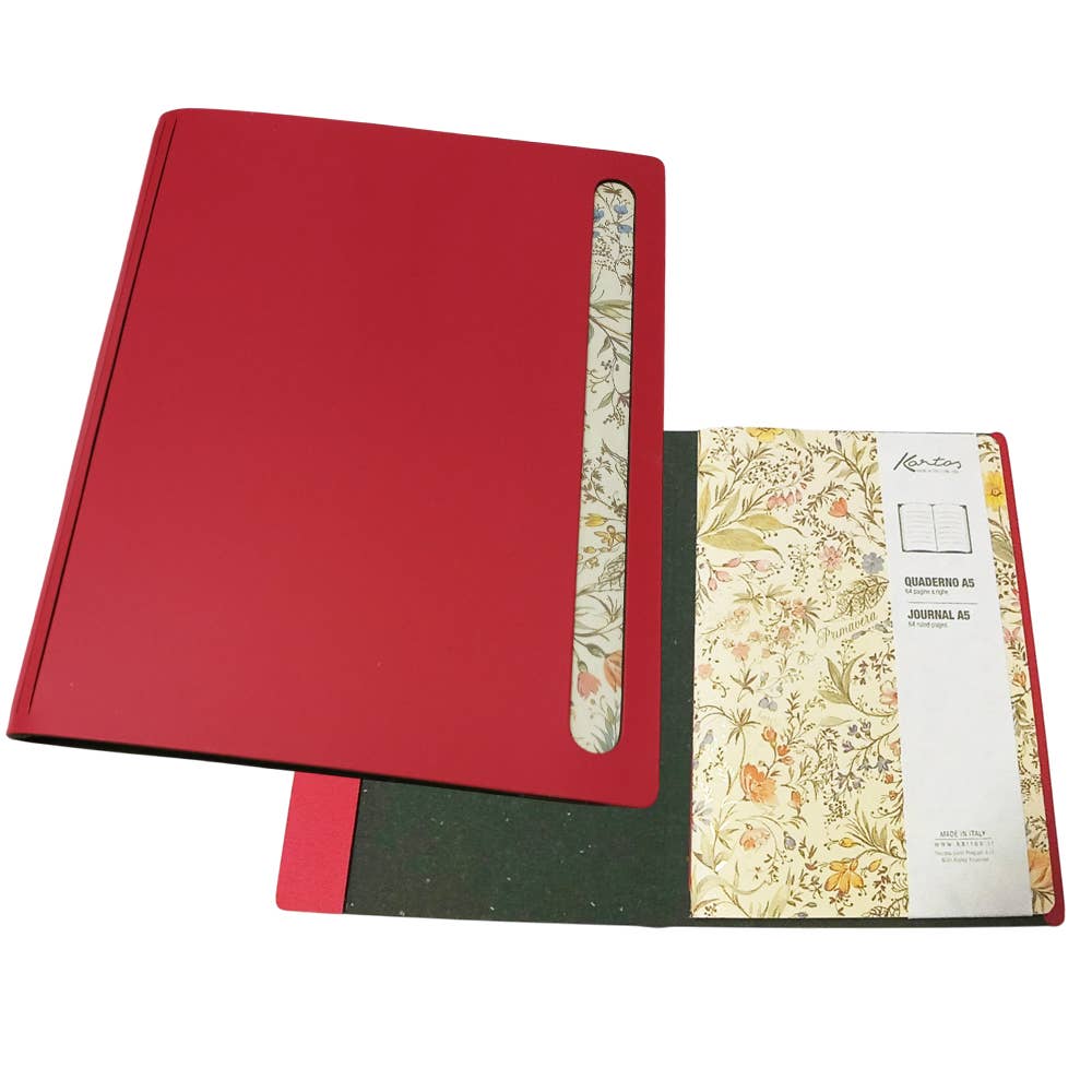 Florentine A5 Softcover Journal in Leather Cover