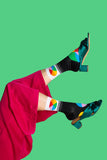 Women's - Color Wheel Crew Socks