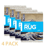 4pk - 4 Pc CoasterRug The Great Wave Off Kanagawa