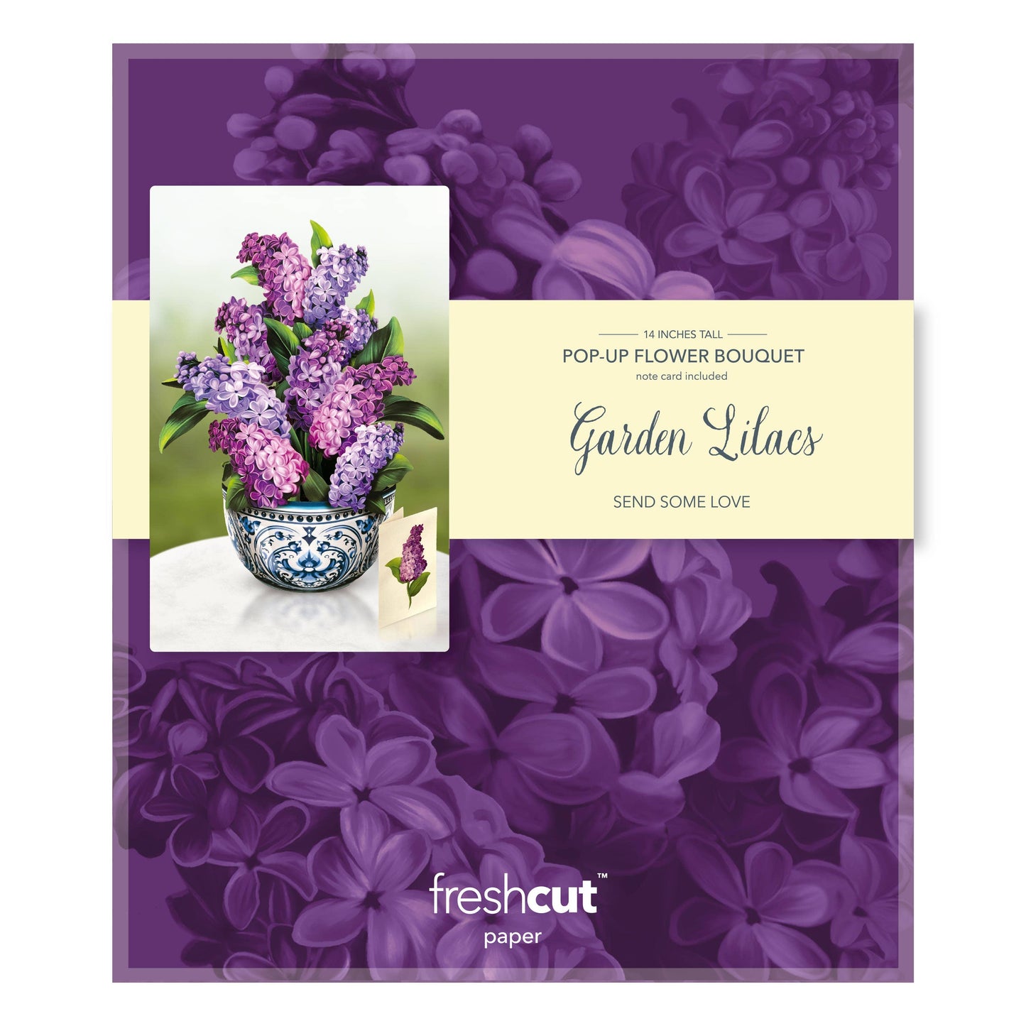 Garden Lilacs Pop-up Greeting Cards